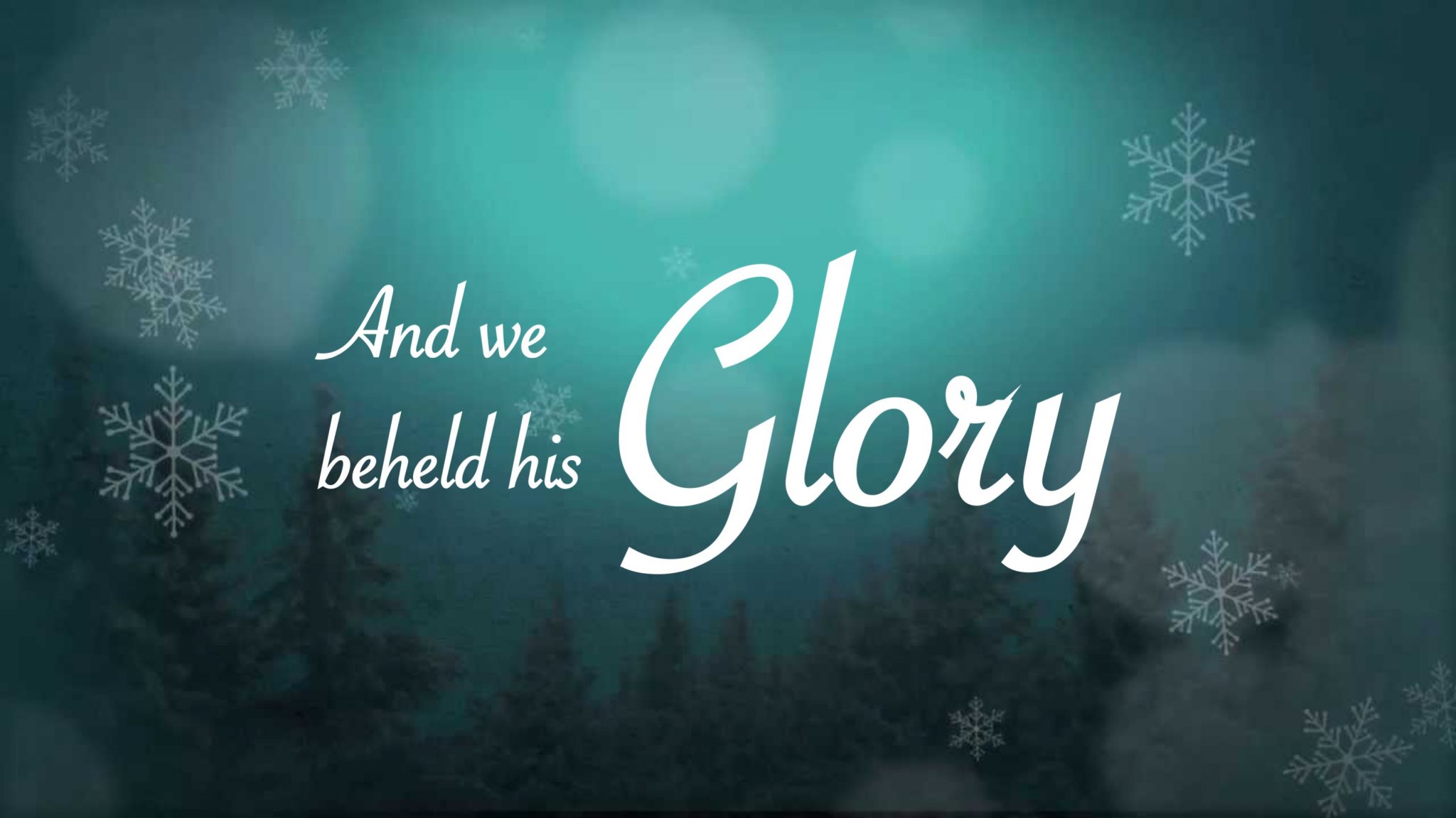 And We Beheld His Glory 4 And We Beheld His Glory 4