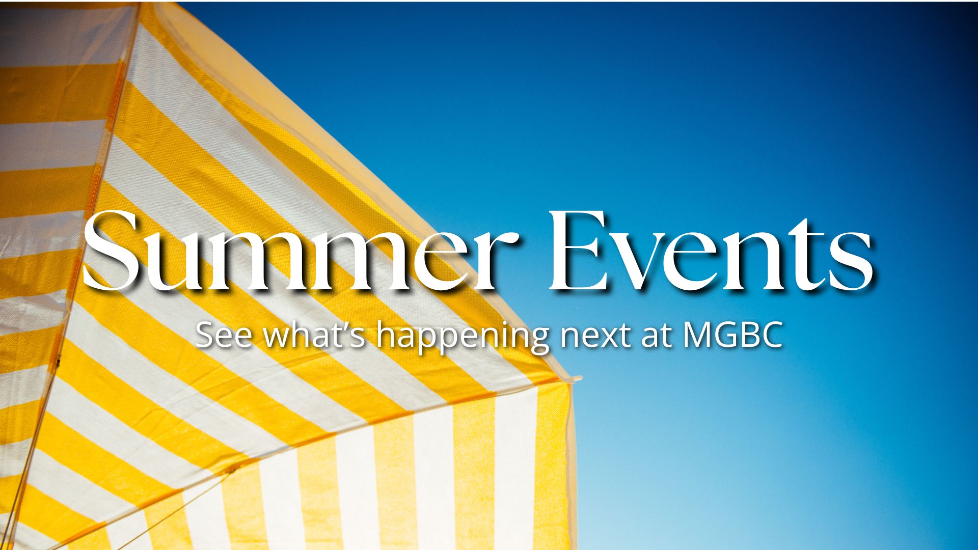 Upcoming Events at Mount Greylock Baptist Church
