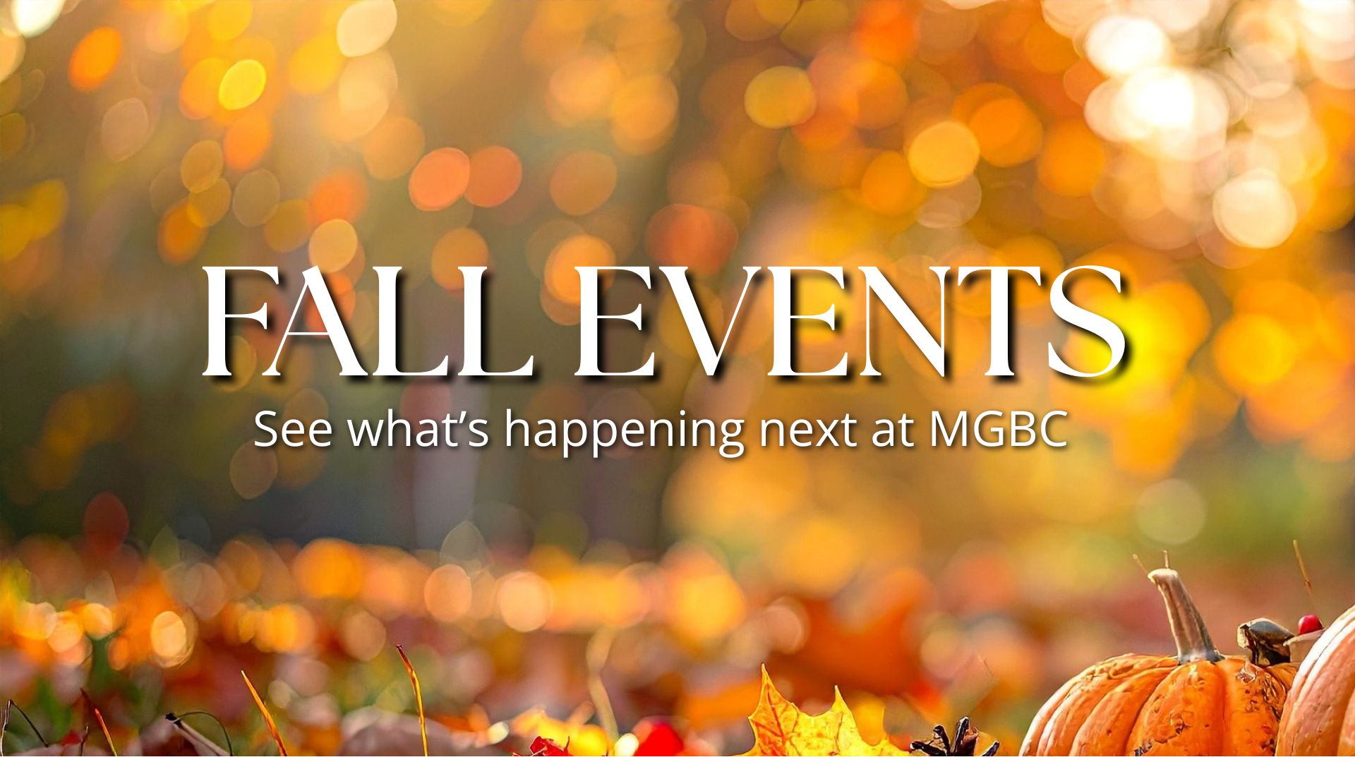 Upcoming Events at Mount Greylock Baptist Church